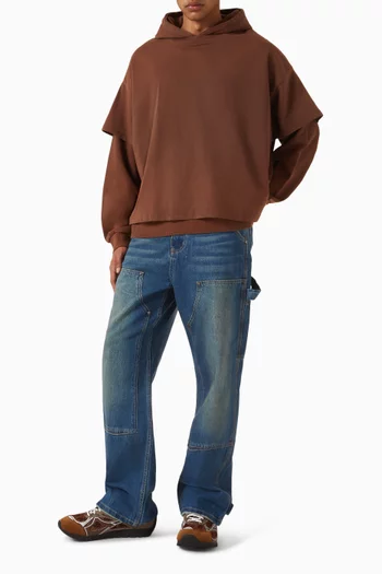 Double-layer Hoodie in Cotton