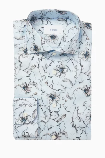 Floral Shirt in Signature Twill