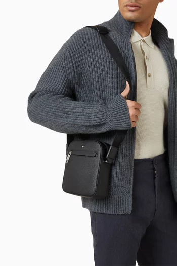 حقيبة ريبورتر راي جلد صناعي بارز الملمس