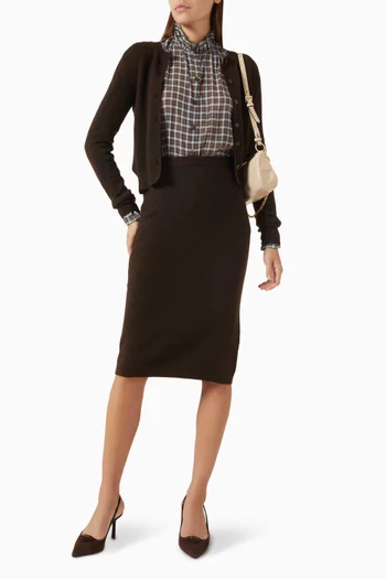 Plaid Shirt in Georgette