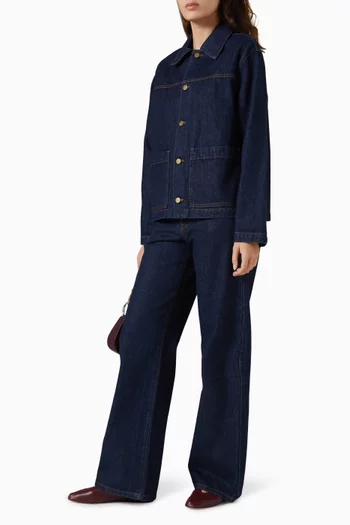 Straight-leg Jeans in Denim