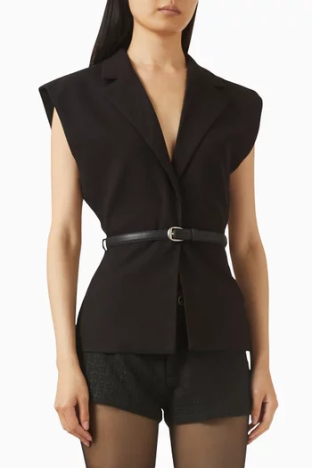 Linda Tailored Cinched Waistcoat
