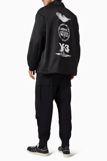 Graphic Coach Jacket in Nylon