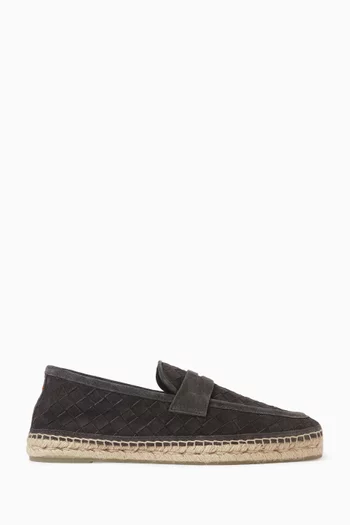 Braided Nilo Espadrilles in Suede