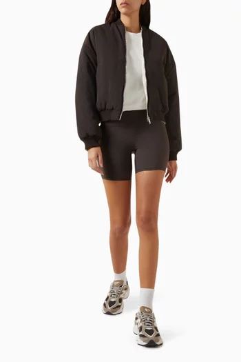 Reversible Oversized Bomber Jacket