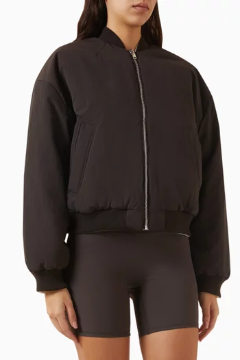 Reversible Oversized Bomber Jacket