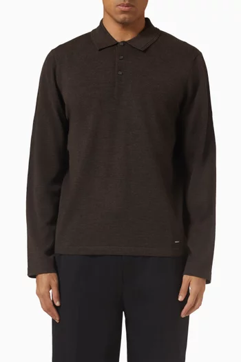 Reynolds Polo Shirt in Wool