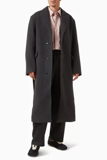 معطف أربان مزيج صوف بكر