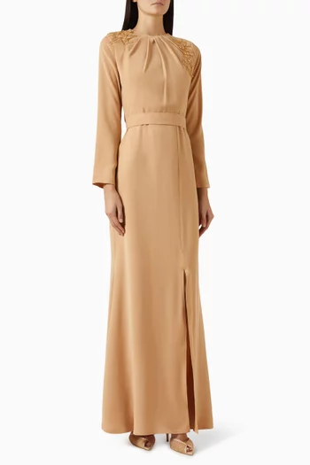 Bead-embellished Gown