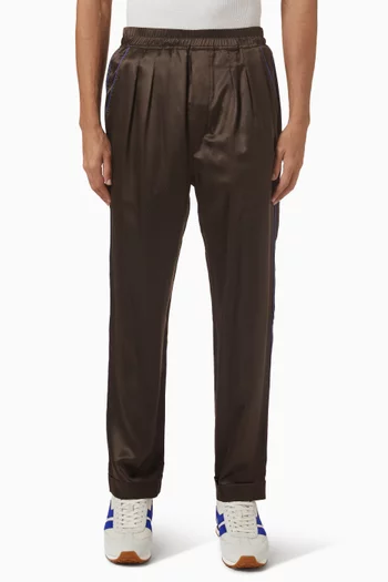 Jacquard Micro Dot Lounge Pants in Silk