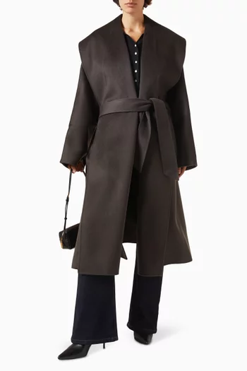 معطف فين مزيج صوف