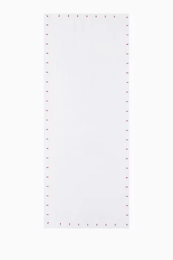 À Jour & Rose Embroidery Tablecloth