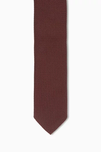 Textured Grenadine Tie in Silk