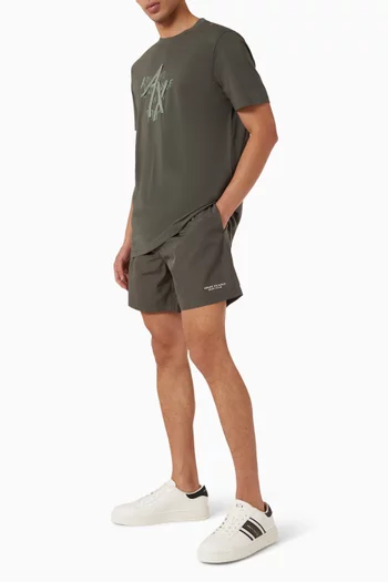 بوكسر سباحة بتصميم بوكسر بشعار الماركة الشهير