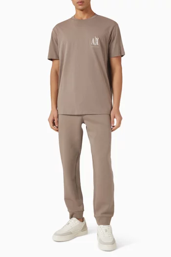 تي شيرت بشعار الماركة قطن جيرسيه