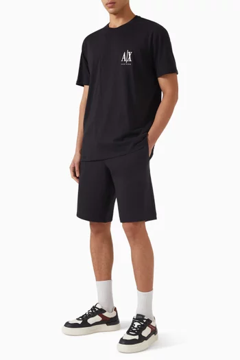 تي شيرت بشعار الماركة قطن جيرسيه