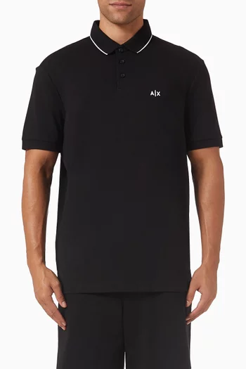 Slim-fit Polo Shirt in Stretch Cotton