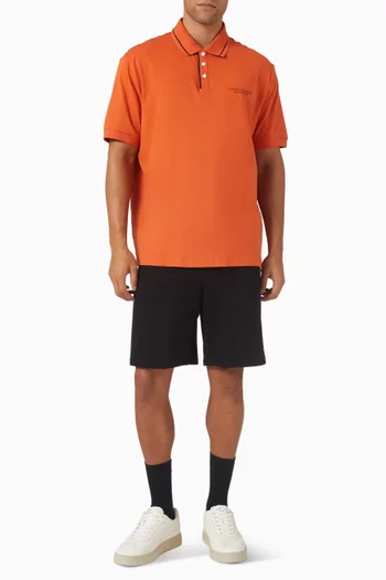 Tonal Logo Shorts in Cotton