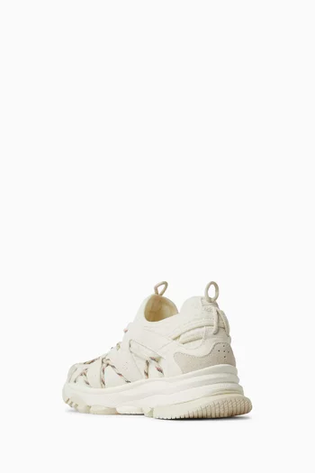 Crash Logo Sneakers in Faux Leather