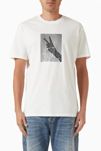 Graphic T-shirt in Cotton
