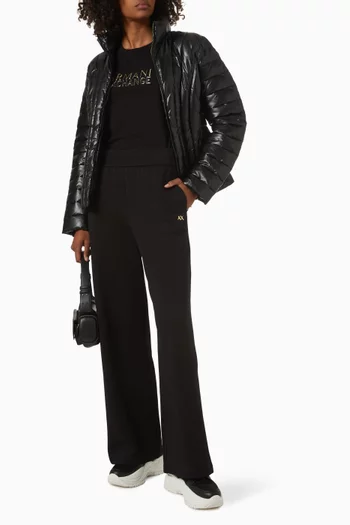 تي شيرت بقصة ضيقة بشعار AX