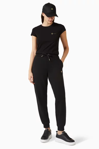 AX Logo Slim-fit T-shirt in Cotton-jersey