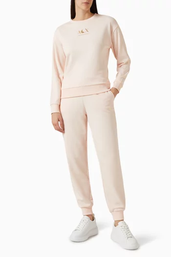 AX Logo Sweatshirt in Cotton-blend