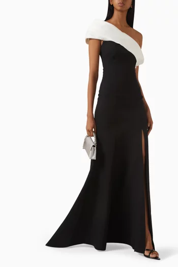 One-shoulder Gown