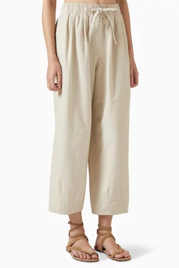 Drawstring Pants in Cotton