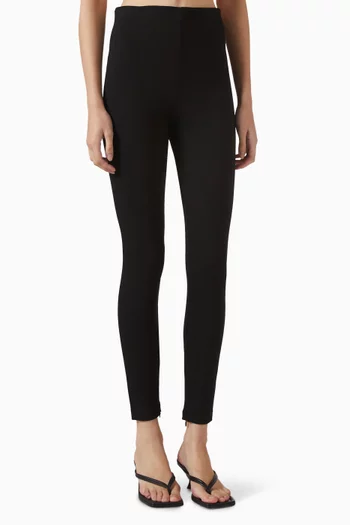 Slim-fit Leggings in Viscose