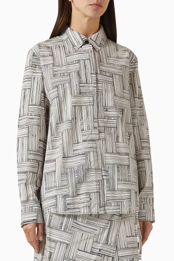Printed Shirt in Cotton