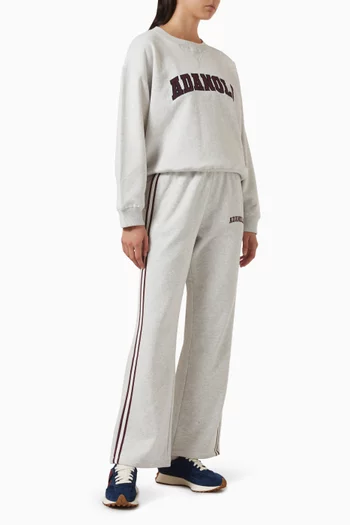 Varsity Loose Fit Sweatshirt in Organic Cotton