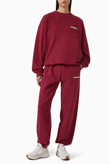 Graphic Sweatpants in Organic Cotton