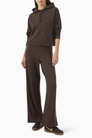 Knitted Hoodie in Merino Wool