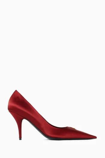 Avenue Editor 90 Pumps in Satin