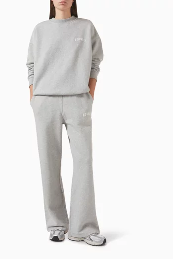 Oversized Varsity Collegiate Sweatshirt in Fleece