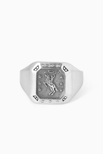 Rodeo Ring in Sterling Silver