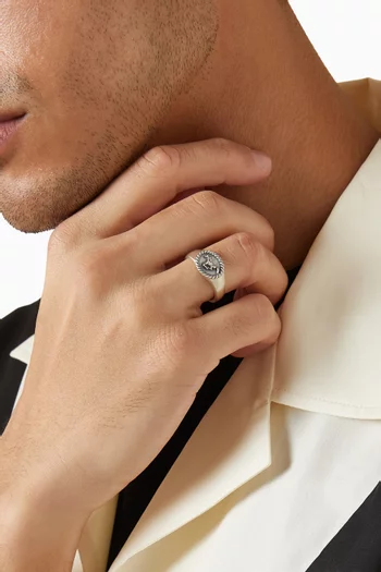 Stallion Ring in Sterling Silver