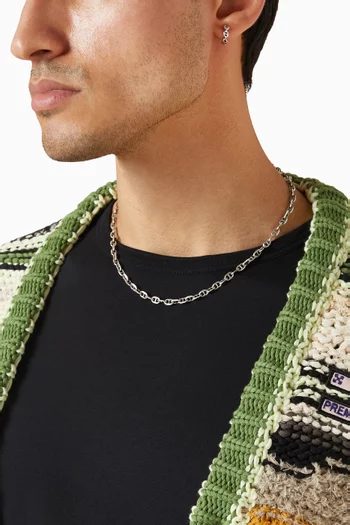 Wanted Single Hoop Earring in Sterling Silver