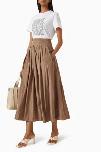 Jokey Midi Skirt in Taffeta