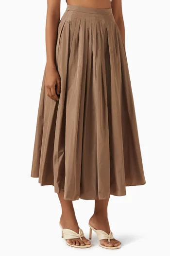 Jokey Midi Skirt in Taffeta