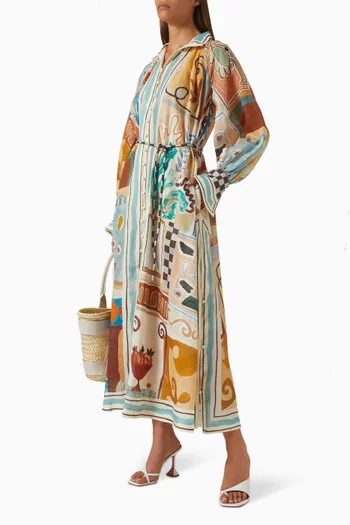 فستان ميشيل بنمط قميص رامي