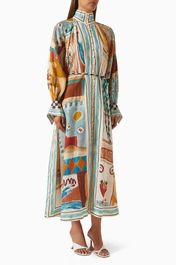 فستان ميشيل بنمط قميص رامي