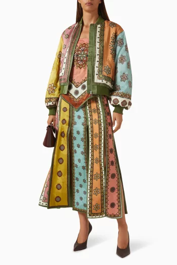 Contina Bomber Jacket in Viscose