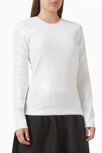 Sequin-embellished Top