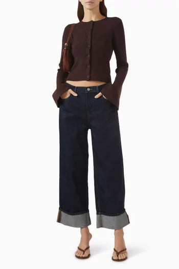 Good Standard Cuffed Jeans