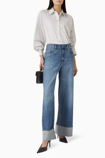 Low-rise Drop Jeans in Denim