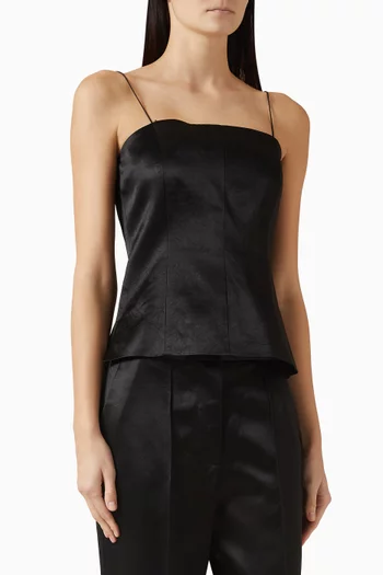 Minimal Slip Top in Satin