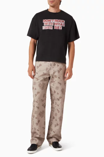 What They Say T-shirt in Cotton