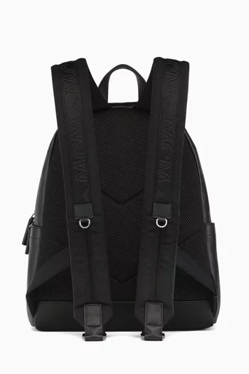 Small Stark Backpack in Maxi Monogram Leather